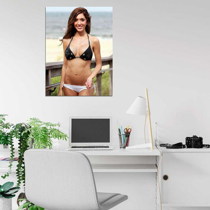 Farrah Abraham Sexy Bikini Hot Beautiful Model Wall Art Print Poster