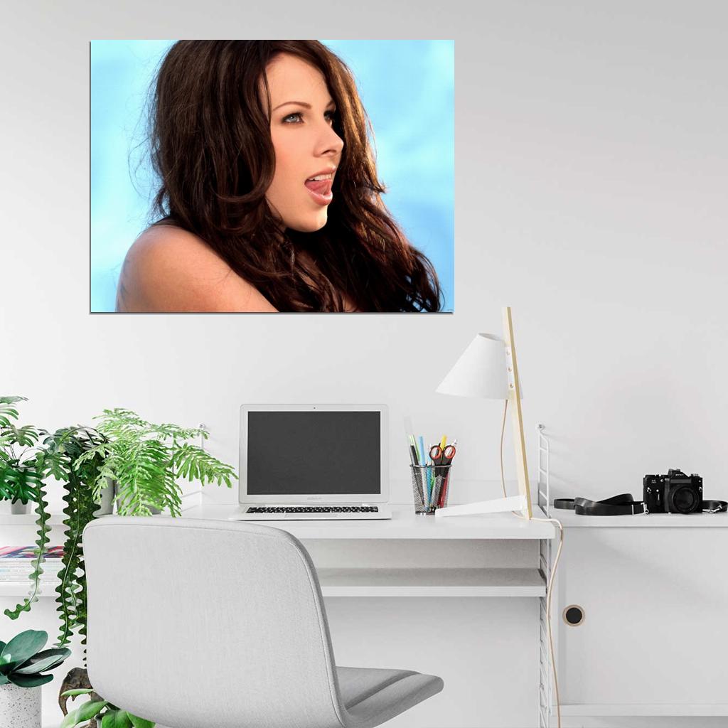 Gianna Michaels Sexy Portrait Beautiful Model Wall Art Print Poster
