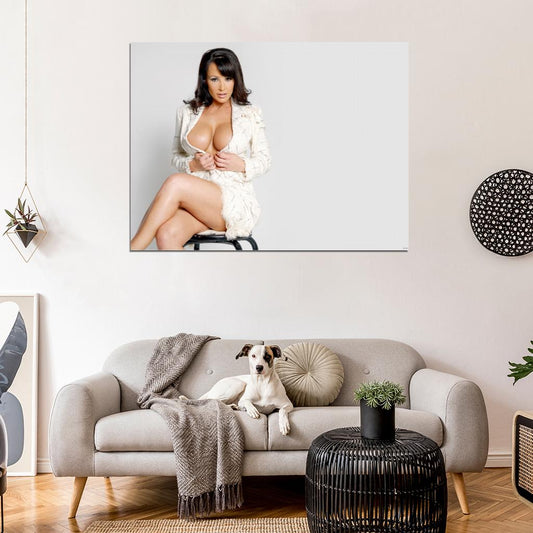 Lisa Ann Beautiful Sexy Boobs Tits Hot Model Wall Art Print Poster