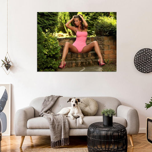 Lizzie Ryan Beautiful Cute Sexy Hot Model Wall Art Print Poster