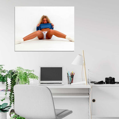 Louisa Marie Cute Panties Hot Sexy Model Wall Art Print Poster