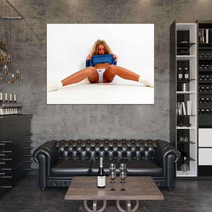 Louisa Marie Cute Panties Hot Sexy Model Wall Art Print Poster