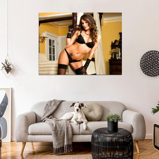 Tori Black Lingerie Beautiful Sexy Hot Model Wall Art Print Poster
