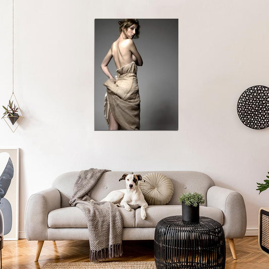 Alexandra Lara Sexy Hot Topless Actress Wall Art Print Poster