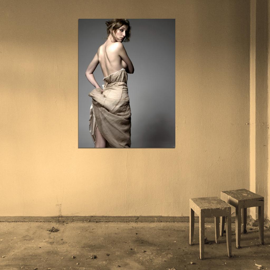 Alexandra Lara Sexy Hot Topless Actress Wall Art Print Poster