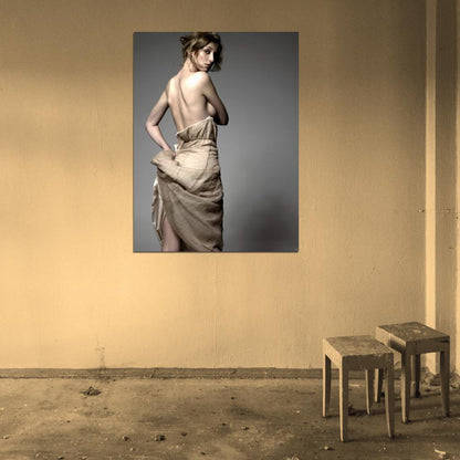 Alexandra Lara Sexy Hot Topless Actress Wall Art Print Poster