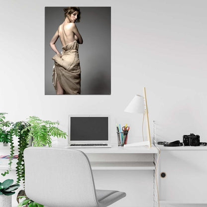 Alexandra Lara Sexy Hot Topless Actress Wall Art Print Poster