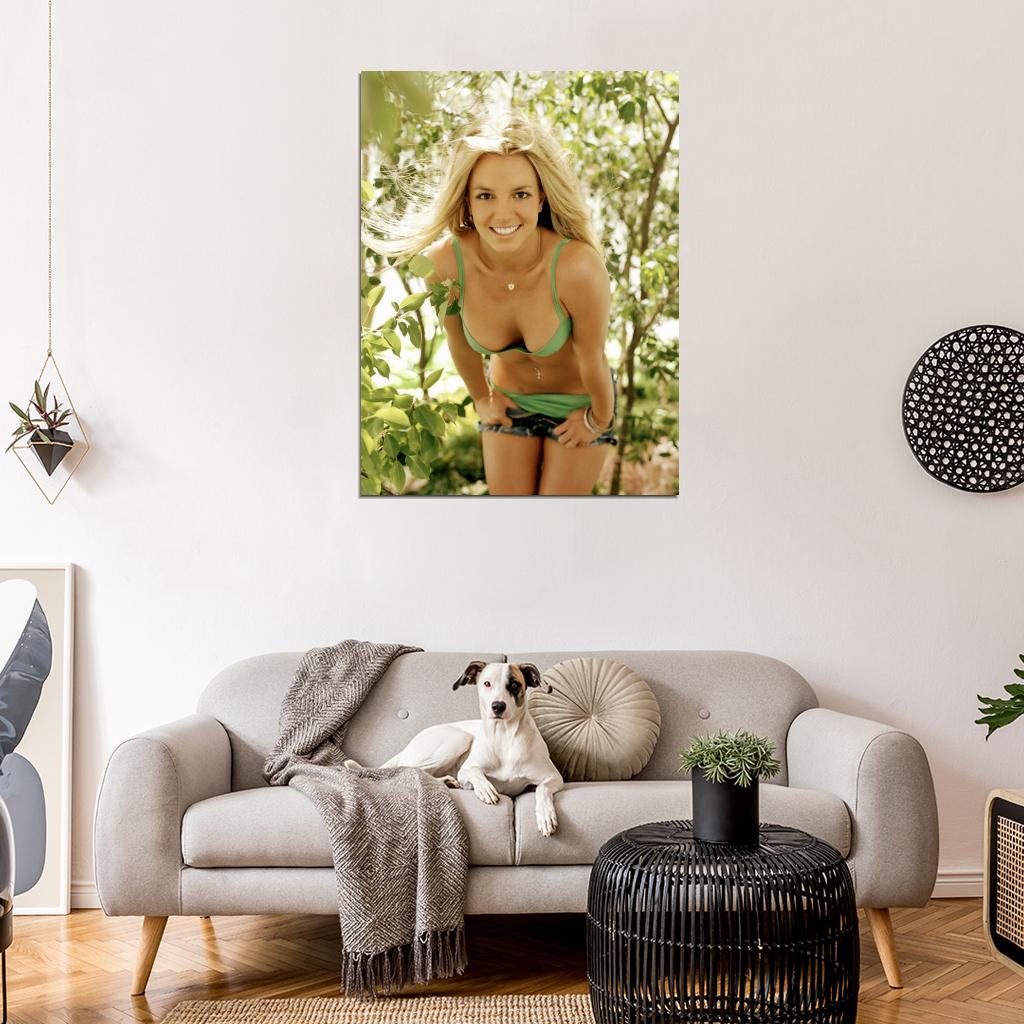 Britney Spears Sexy Boobs Music Singer Actress Wall Art Print Poster