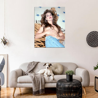 Brooke Shields Sexy Hot Acress Topless Model Wall Art Print Poster
