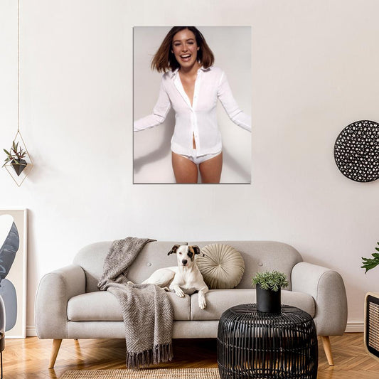 Cat Deeley Panties Actress Model Wall Art Print Poster