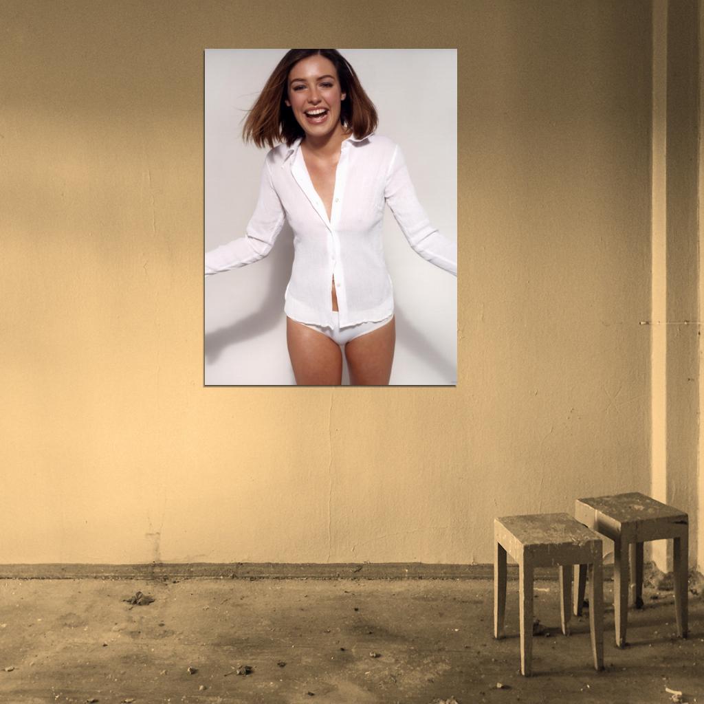 Cat Deeley Panties Actress Model Wall Art Print Poster