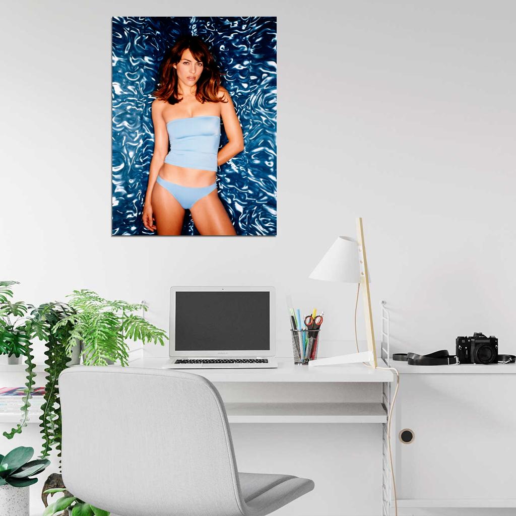 Elizabeth Hurley Sexy Cute Actress Wall Art Print Poster