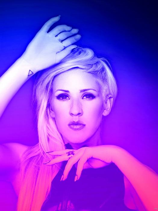 Ellie Goulding Awesome Portrait Music Singer Wall Art Print Poster