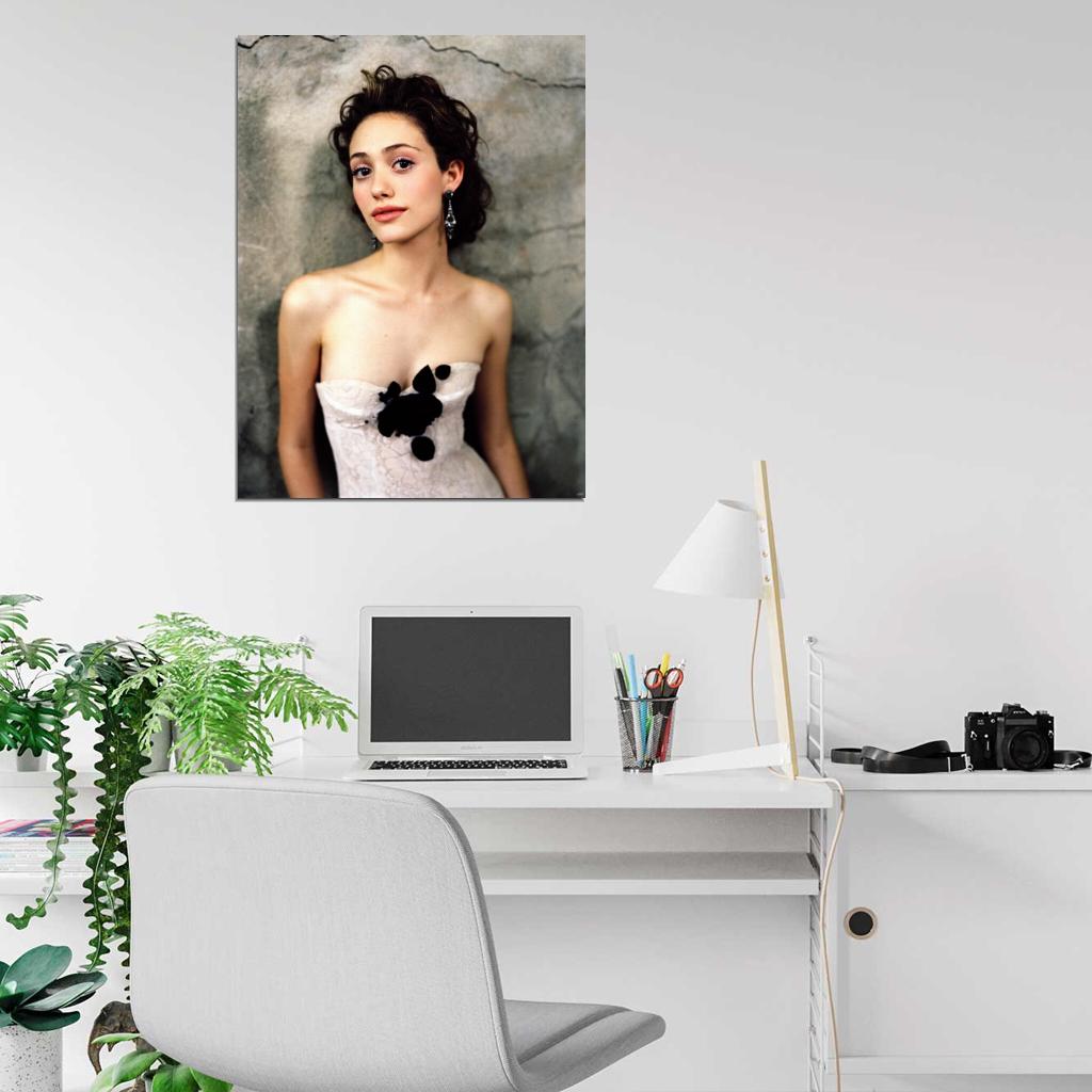 Emmy Rossum Beautiful Actress Music Singer Wall Art Print Poster
