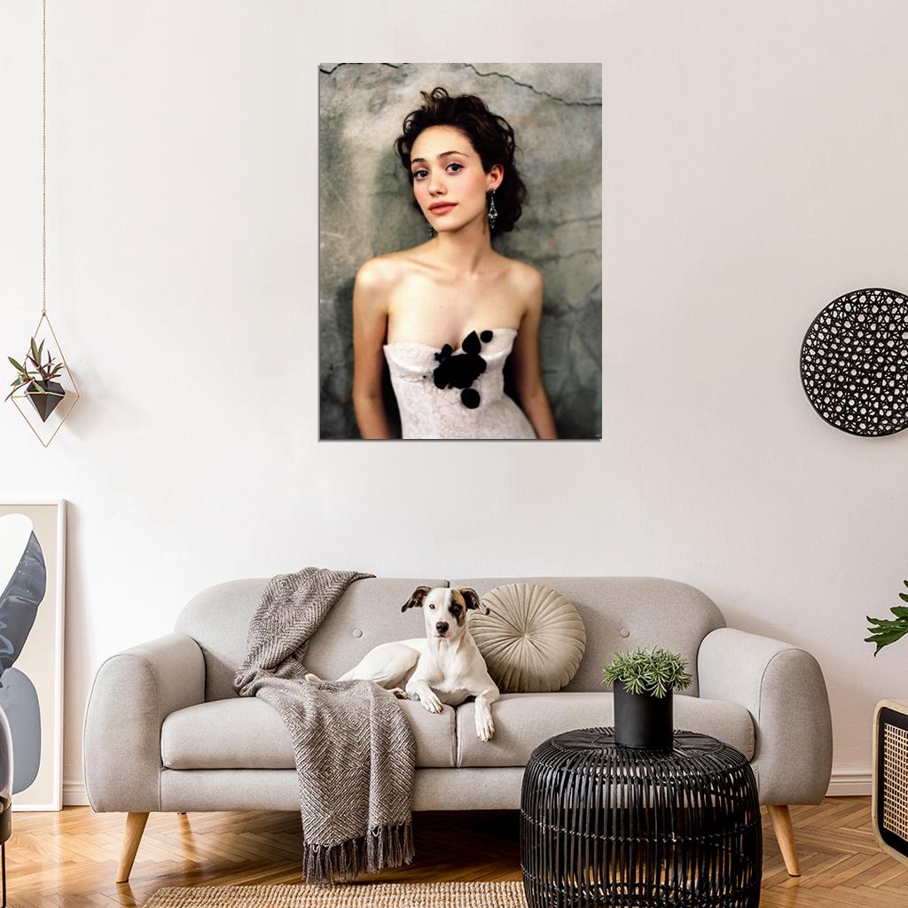 Emmy Rossum Beautiful Actress Music Singer Wall Art Print Poster