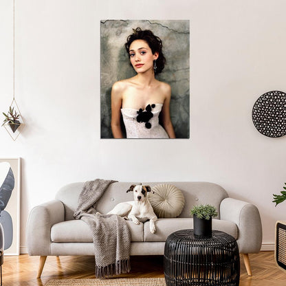 Emmy Rossum Beautiful Actress Music Singer Wall Art Print Poster