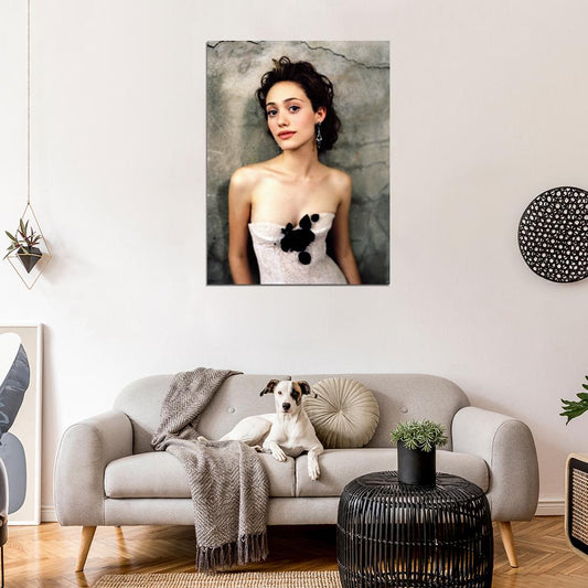 Emmy Rossum Beautiful Actress Music Singer Wall Art Print Poster