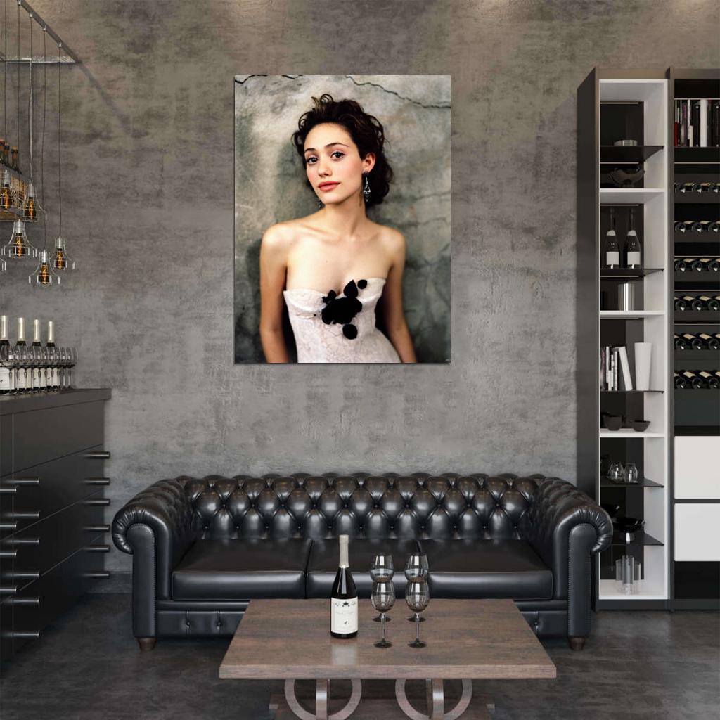 Emmy Rossum Beautiful Actress Music Singer Wall Art Print Poster