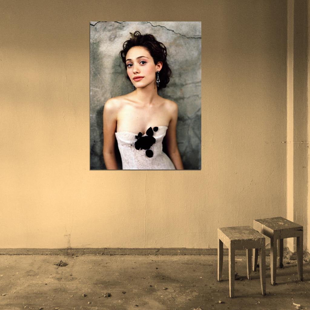 Emmy Rossum Beautiful Actress Music Singer Wall Art Print Poster