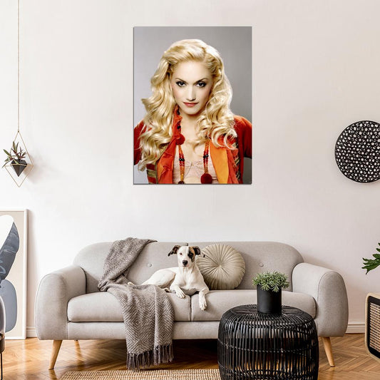 Gwen Stefani Portrait Dance Hot Music SInger Wall Art Print Poster