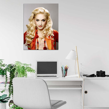 Gwen Stefani Portrait Dance Hot Music SInger Wall Art Print Poster