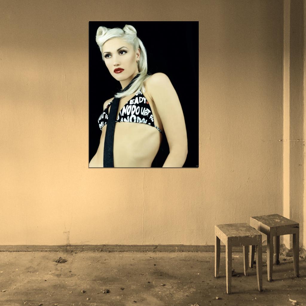 Gwen Stefani Dance Hot Music Singer Wall Art Print Poster