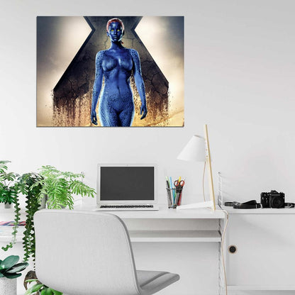 Jennifer Lawrence Sexy Mystique Actress Wall Art Print Poster