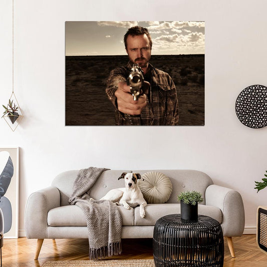 Aaron Paul Jesse Pinkman Charactrer Actor Wall Art Print Poster