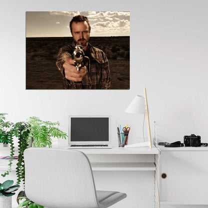 Aaron Paul Jesse Pinkman Charactrer Actor Wall Art Print Poster