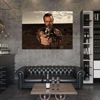 Aaron Paul Jesse Pinkman Charactrer Actor Wall Art Print Poster