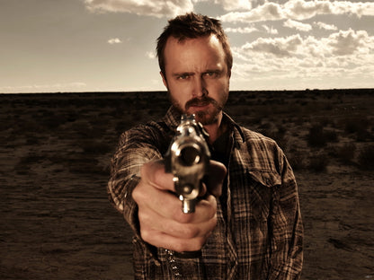 Aaron Paul Jesse Pinkman Charactrer Actor Wall Art Print Poster