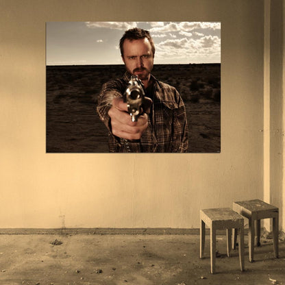 Aaron Paul Jesse Pinkman Charactrer Actor Wall Art Print Poster
