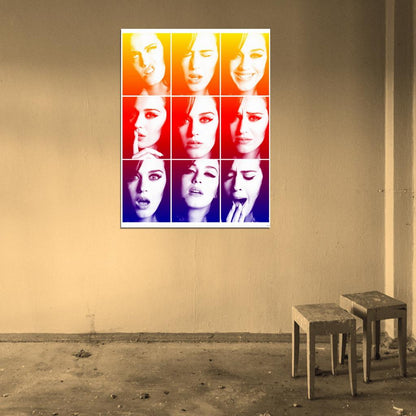 Katy Perry Awesome Portrait Hot Music Singer Wall Art Print Poster