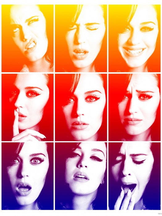 Katy Perry Awesome Portrait Hot Music Singer Wall Art Print Poster