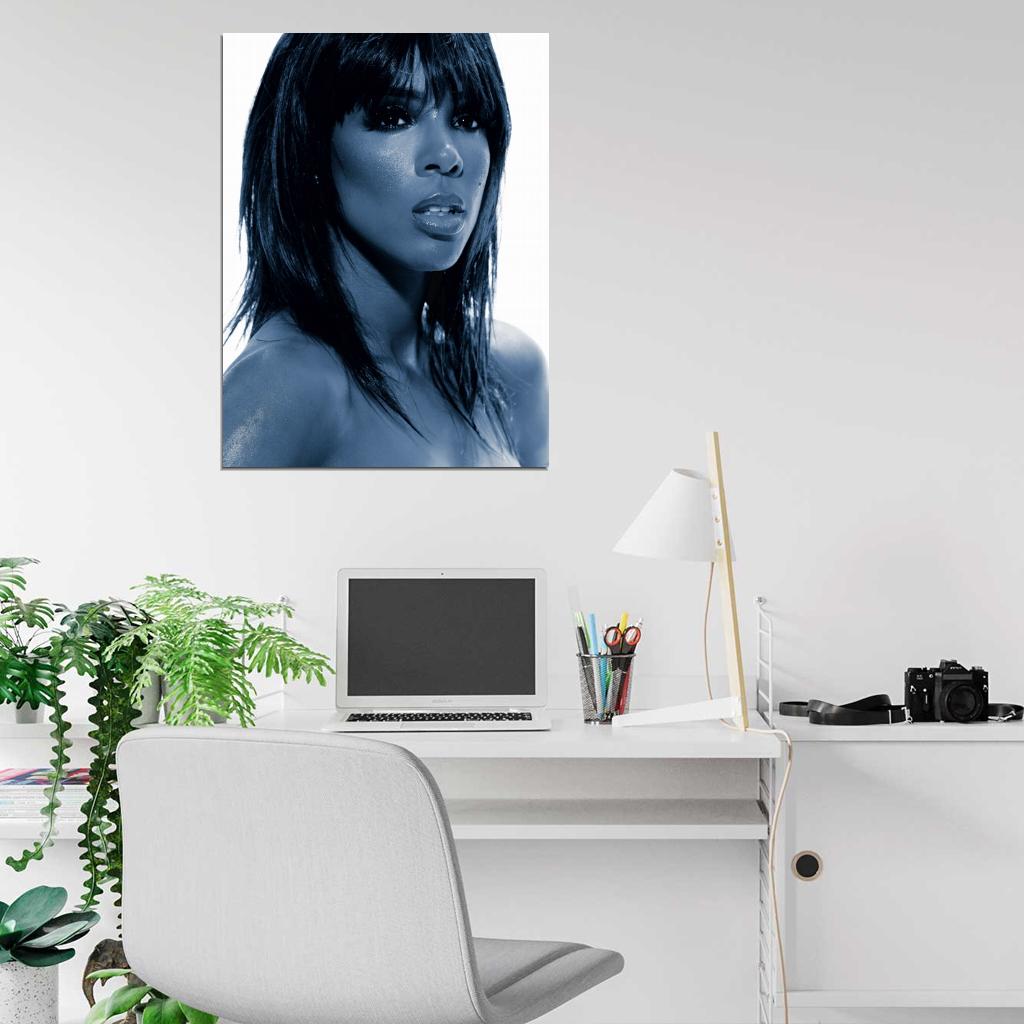 Kelly Rowland Beautiful Portrait Music Singer Wall Art Print Poster