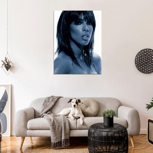 Kelly Rowland Beautiful Portrait Music Singer Wall Art Print Poster