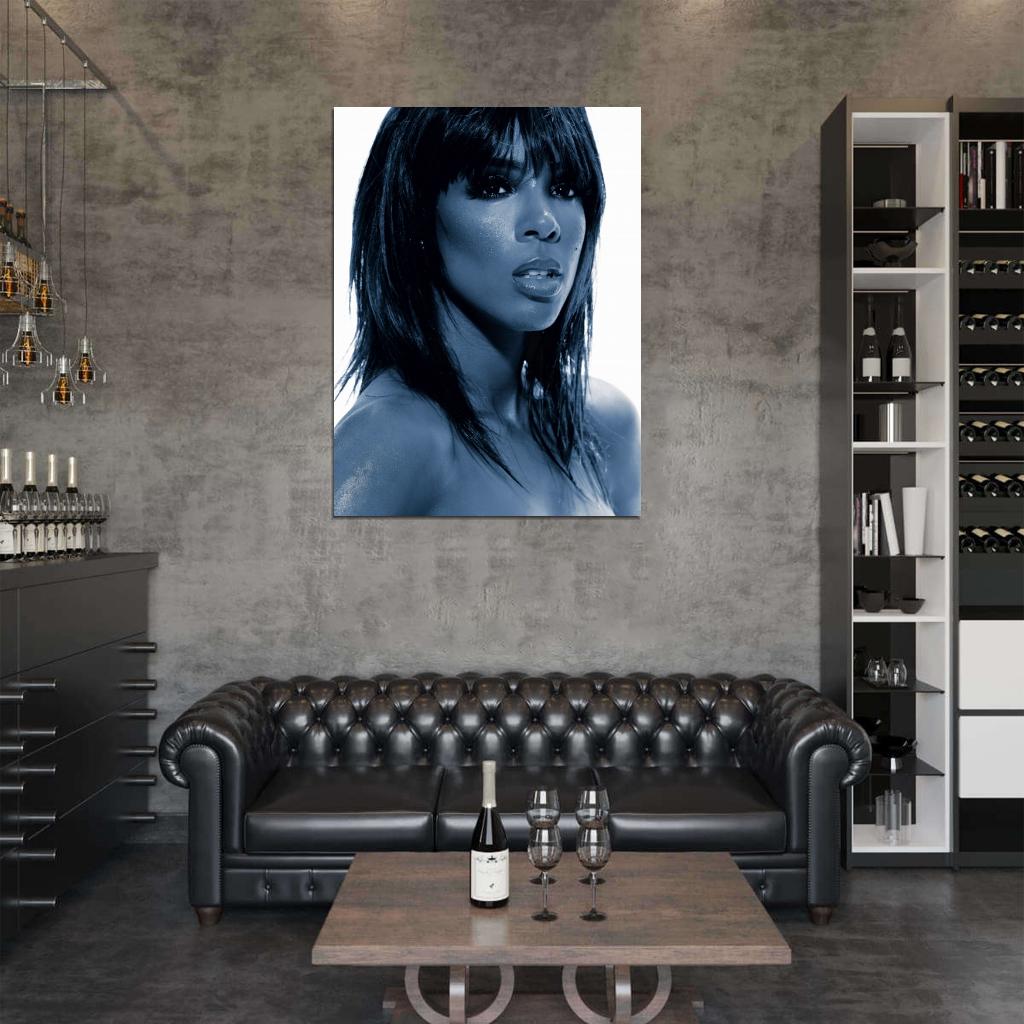 Kelly Rowland Beautiful Portrait Music Singer Wall Art Print Poster
