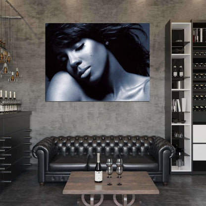 Kelly Rowland Beautiful Portrait Music Singer Wall Art Print Poster