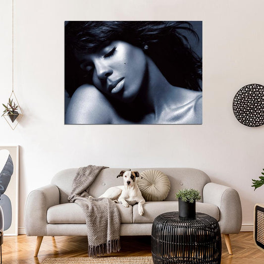 Kelly Rowland Beautiful Portrait Music Singer Wall Art Print Poster