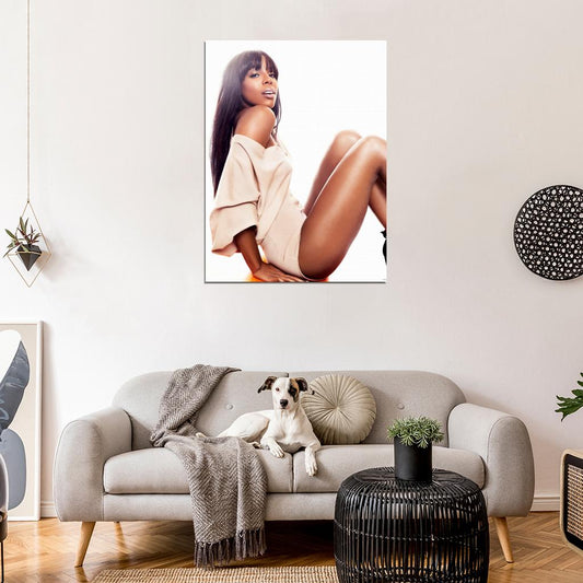 Kelly Rowland Cute Sexy Hot Music Singer Wall Art Print Poster