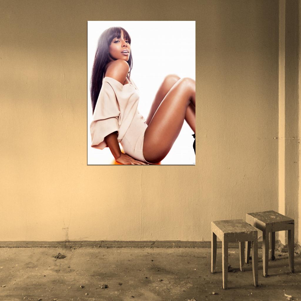 Kelly Rowland Cute Sexy Hot Music Singer Wall Art Print Poster