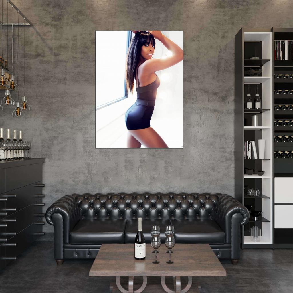 Kelly Rowland Sexy Hot R&B Music Singer Wall Art Print Poster