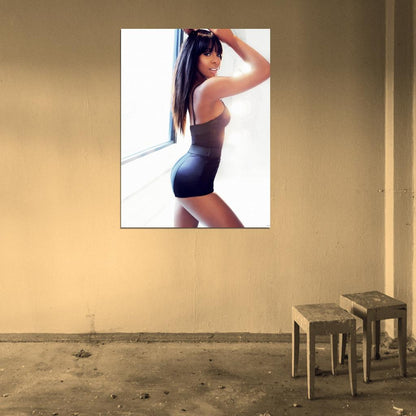 Kelly Rowland Sexy Hot R&B Music Singer Wall Art Print Poster