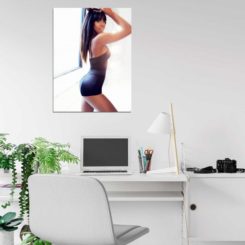 Kelly Rowland Sexy Hot R&B Music Singer Wall Art Print Poster