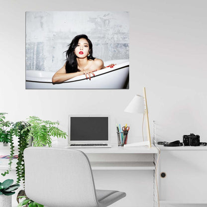 Kim Hyuna K-Pop Music Hot Singer Wall Art Print Poster