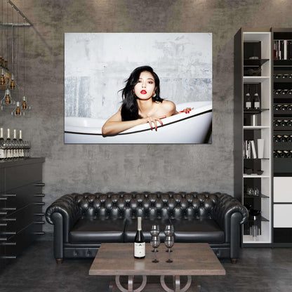 Kim Hyuna K-Pop Music Hot Singer Wall Art Print Poster