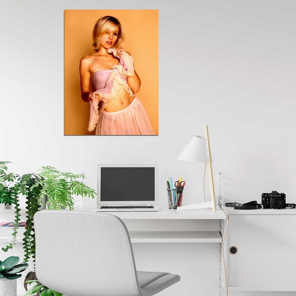 Kristen Bell Beautiful Sexy Actress Wall Art Print Poster