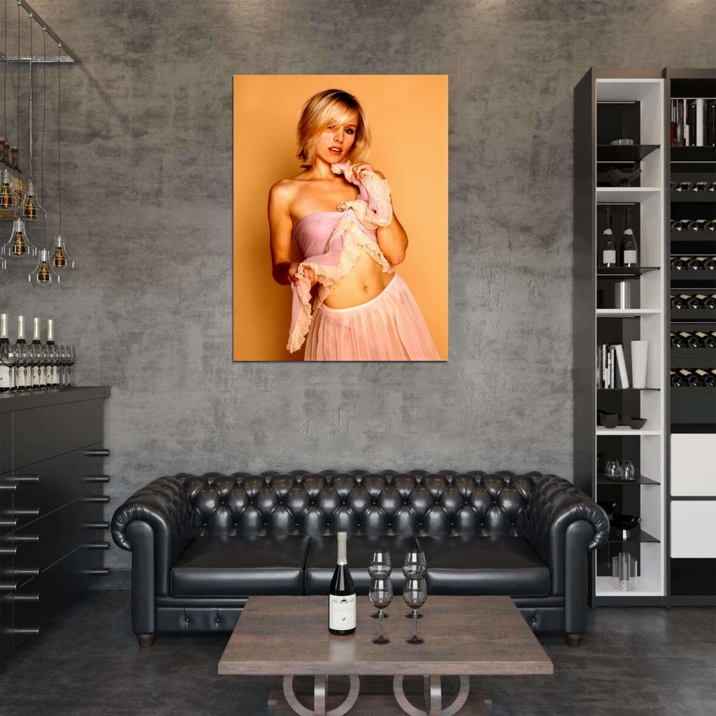 Kristen Bell Beautiful Sexy Actress Wall Art Print Poster