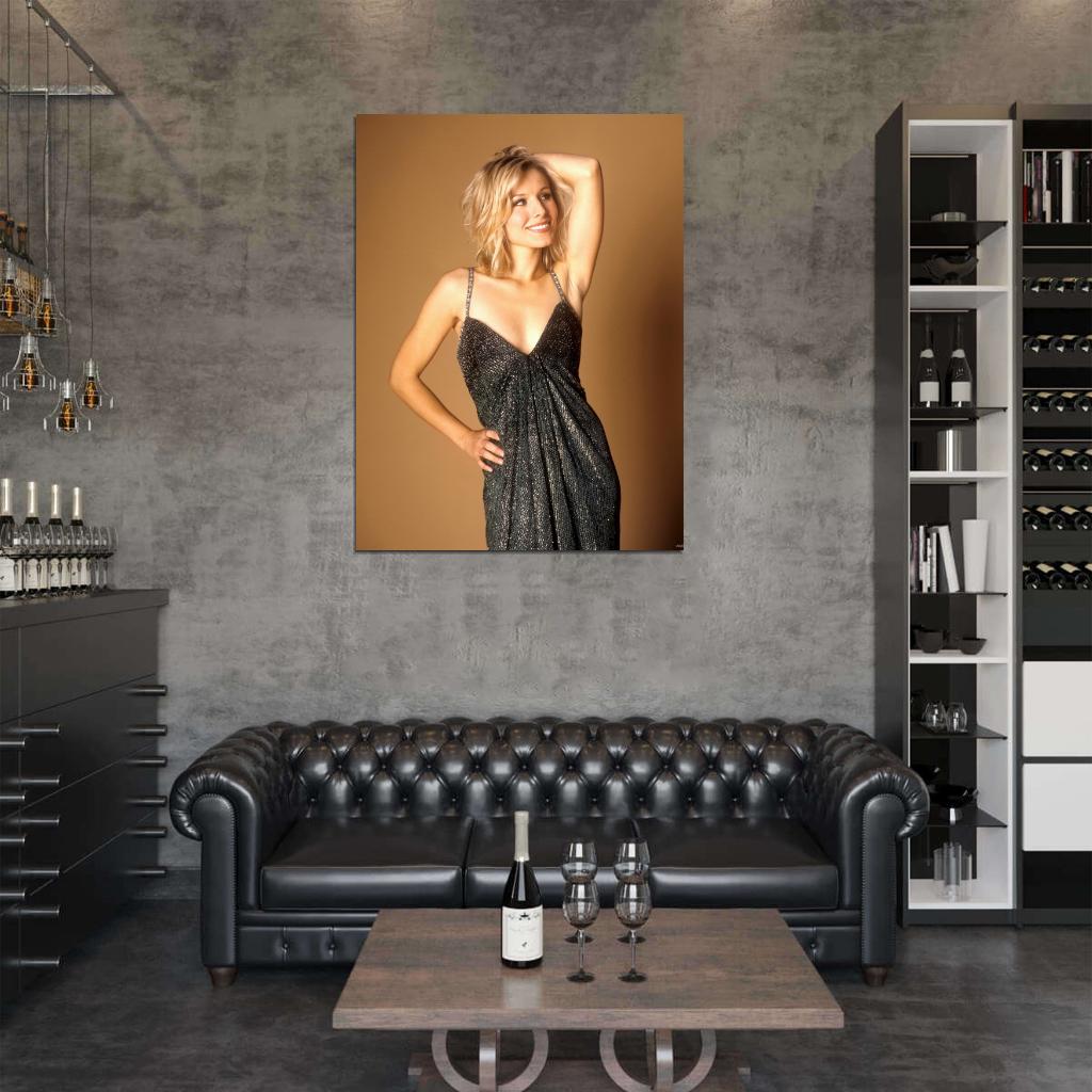 Kristen Bell Beautiful Cute Actress Wall Art Print Poster