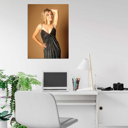 Kristen Bell Beautiful Cute Actress Wall Art Print Poster